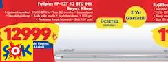 FUJİPLUS FP-12T 12 BTU INV BEYAZ KLİMA FUJİPLUS FP-12T 12 BTU INV BEYAZ KLİMA